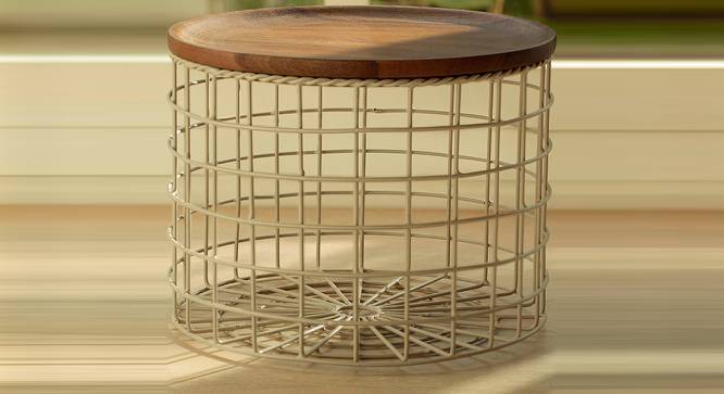 Kellen Basket (Dove Grey) by Urban Ladder - Front View Design 1 - 530687