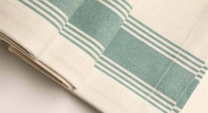 Ishaan Beige Solid Cotton 73.2 x 14 inches Table Runner (Beige) by Urban Ladder - Cross View Design 1 - 531049