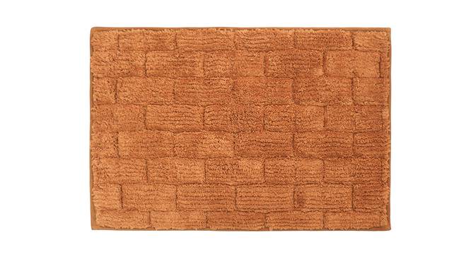 Adler Beige Solid Cotton 15.7 x 23.6 inches Anti Skid Bath Mat (Biscuit) by Urban Ladder - Design 1 Full View - 531142
