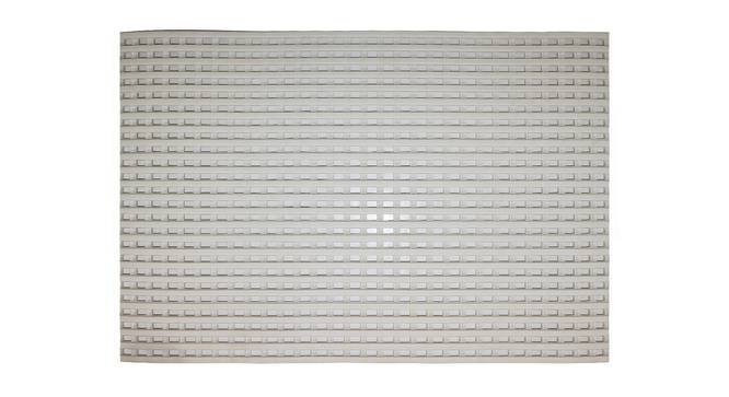 Aren White Solid PVC 23.2 x 33.4 inches Anti Skid Bath Mat (White) by Urban Ladder - Design 1 Full View - 531145