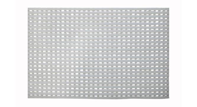 Clove White Solid PVC 15.7 x 23.6 inches Anti Skid Bath Mat (Transparent White) by Urban Ladder - Design 1 Full View - 531156