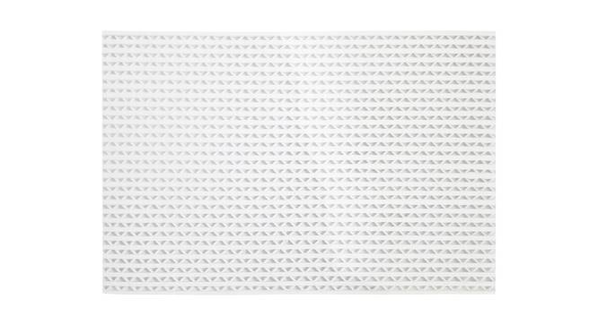 Dresden White Solid PVC 15.7 x 23.6 inches Anti Skid Bath Mat (White) by Urban Ladder - Design 1 Full View - 531158