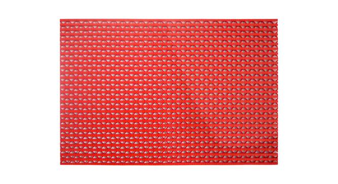 Friso Maroon Solid PVC 15.7 x 23.6 inches Anti Skid Bath Mat (Maroon) by Urban Ladder - Design 1 Full View - 531160