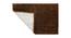 Adalia Brown Solid Cotton 15.7 x 23.6 inches Anti Skid Bath Mat (Dark Brown) by Urban Ladder - Front View Design 1 - 531162