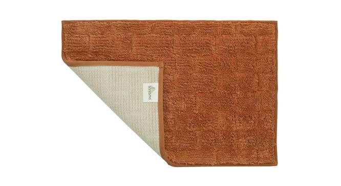 Adler Beige Solid Cotton 15.7 x 23.6 inches Anti Skid Bath Mat (Biscuit) by Urban Ladder - Front View Design 1 - 531163
