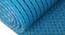 Brandt Blue Solid PVC 15.7 x 23.6 inches Anti Skid Bath Mat (Transparent Blue) by Urban Ladder - Cross View Design 1 - 531194