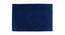 Ragle Blue Solid Cotton 15.7 x 23.6 inches Anti Skid Bath Mat (Navy Blue) by Urban Ladder - Design 1 Full View - 531239