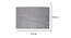 Cline Grey Solid PVC 23.2 x 33.4 inches Anti Skid Bath Mat (Grey) by Urban Ladder - Design 1 Close View - 531250