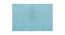 Hefner Blue Solid PVC 15.7 x 23.6 inches Anti Skid Bath Mat (Transparent Blue) by Urban Ladder - Design 1 Full View - 531253