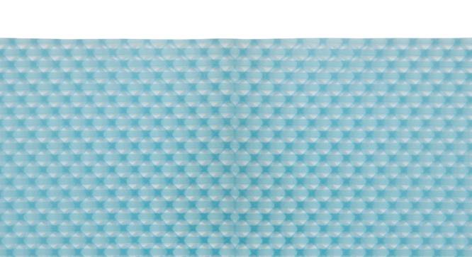 Hefner Blue Solid PVC 15.7 x 23.6 inches Anti Skid Bath Mat (Transparent Blue) by Urban Ladder - Front View Design 1 - 531267