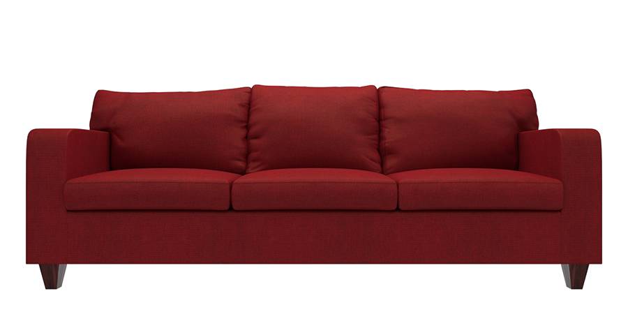 Walton Sofa (Red) (Sangria Red, Fabric Sofa Material, Regular Sofa Size, Regular Sofa Type) by Urban Ladder