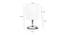 Gilimo White Cotton Shade Table Lamp With Nickel Metal Base (Nickel & White) by Urban Ladder - Design 1 Dimension - 531422