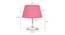 Belladonna Pink Jute Shade Table Lamp With Nickel Metal Base (Nickel & Pink) by Urban Ladder - Design 1 Dimension - 531426