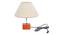 Kujo Beige Jute Shade Table Lamp With Brown Mango Wood Base (Wooden & Beige) by Urban Ladder - Front View Design 1 - 531481