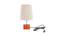 Iero Beige Linen Shade Table Lamp With Brown Mango Wood Base (Wooden & Beige) by Urban Ladder - Front View Design 1 - 531485