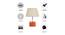 Wesley Beige Jute Shade Table Lamp With Brown Mango Wood Base (Wooden & Beige) by Urban Ladder - Cross View Design 1 - 531503