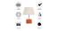 Boris Beige Linen Shade Table Lamp With Brown Mango Wood Base (Wooden & Beige) by Urban Ladder - Cross View Design 1 - 531504