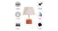 Klaus Beige Linen Shade Table Lamp With Brown Mango Wood Base (Wooden & Beige) by Urban Ladder - Cross View Design 1 - 531505