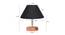Ciana Black Cotton Shade Table Lamp With Brown Mango Wood Base (Wooden & Black) by Urban Ladder - Design 1 Dimension - 531614