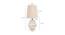 Amelie Beige Jute Shade Table Lamp With Wooden White Mango Wood Base (Wooden White & Beige) by Urban Ladder - Design 1 Dimension - 531635