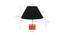 Wyatt Black Cotton Shade Table Lamp With Brown Mango Wood Base (Wooden & Black) by Urban Ladder - Design 1 Dimension - 531725