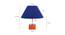 Vinny Blue Cotton Shade Table Lamp With Brown Mango Wood Base (Wooden & Blue) by Urban Ladder - Design 1 Dimension - 531815