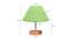 Allegra Light Green Jute Shade Table Lamp With Brown Mango Wood Base (Wooden & Light Green) by Urban Ladder - Design 1 Dimension - 531905