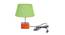 Wayne Light Green Jute Shade Table Lamp With Brown Mango Wood Base (Wooden & Light Green) by Urban Ladder - Front View Design 1 - 531956