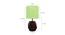 Maria Light Green Jute Shade Table Lamp With Brown Mango Wood Base (Brown & Light Green) by Urban Ladder - Design 1 Dimension - 532020