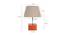 Kobe Grey Cotton Shade Table Lamp With Brown Mango Wood Base (Wooden & Grey) by Urban Ladder - Design 1 Dimension - 532117