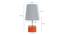 Toro Grey Cotton Shade Table Lamp With Brown Mango Wood Base (Wooden & Grey) by Urban Ladder - Design 1 Dimension - 532122