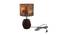 Josiah Multicolor Silk Shade Table Lamp With Brown Mango Wood Base by Urban Ladder - Front View Design 1 - 532168