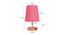 Graziano Pink Jute Shade Table Lamp With Brown Mango Wood Base (Wooden & Pink) by Urban Ladder - Design 1 Dimension - 532201