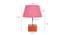 Weaver Pink Jute Shade Table Lamp With Brown Mango Wood Base (Wooden & Pink) by Urban Ladder - Design 1 Dimension - 532206