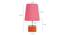 Yogi Pink Jute Shade Table Lamp With Brown Mango Wood Base (Wooden & Pink) by Urban Ladder - Design 1 Dimension - 532208