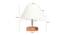 Jeronimo Off White Cotton Shade Table Lamp With Brown Mango Wood Base (Wooden & Off White) by Urban Ladder - Design 1 Dimension - 532303