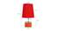 Harari Red Jute Shade Table Lamp With Brown Mango Wood Base (Wooden & Red) by Urban Ladder - Design 1 Dimension - 532319