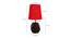 Rhea Red Jute Shade Table Lamp With Brown Mango Wood Base (Brown & Red) by Urban Ladder - Design 1 Dimension - 532330