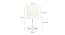 Davidson Beige Linen Shade Table Lamp With Transparent Acrylic Base (Transparent & Beige) by Urban Ladder - Design 1 Dimension - 532602