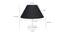 Arlie Black Cotton Shade Table Lamp With Transparent Acrylic Base (Transparent & Black) by Urban Ladder - Design 1 Dimension - 532611