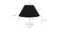 Luke Black Cotton Shade Table Lamp With Transparent Acrylic Base (Transparent & Black) by Urban Ladder - Design 1 Dimension - 532614