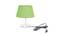 Blake Light Green Jute Shade Table Lamp With Transparent Acrylic Base (Transparent & Light Green) by Urban Ladder - Front View Design 1 - 532657