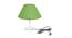 Avril Light Green Jute Shade Table Lamp With Transparent Acrylic Base (Transparent & Light Green) by Urban Ladder - Front View Design 1 - 532662