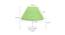 Avril Light Green Jute Shade Table Lamp With Transparent Acrylic Base (Transparent & Light Green) by Urban Ladder - Design 1 Dimension - 532712