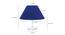 Theo Blue Cotton Shade Table Lamp With Transparent Acrylic Base (Transparent & Blue) by Urban Ladder - Design 1 Dimension - 532714