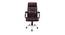 Kori Leatherette Swivel Executive Chair in Brown Colour (Brown) by Urban Ladder - Design 1 Full View - 532866