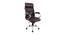 Kori Leatherette Swivel Executive Chair in Brown Colour (Brown) by Urban Ladder - Front View Design 1 - 532877