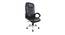 Noemi Leatherette Swivel Executive Chair in Black Colour (Black) by Urban Ladder - Front View Design 1 - 532878