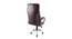Kori Leatherette Swivel Executive Chair in Brown Colour (Brown) by Urban Ladder - Design 1 Side View - 532899
