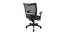 Cozy Mesh Swivel Office Chair in Black Colour (Black) by Urban Ladder - Design 1 Side View - 532903